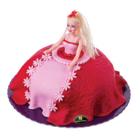 Barbie Doll Cake (Fondant) Design 2 pound